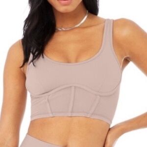 Alo Yoga Airbrush Mesh Corset Tank Size M